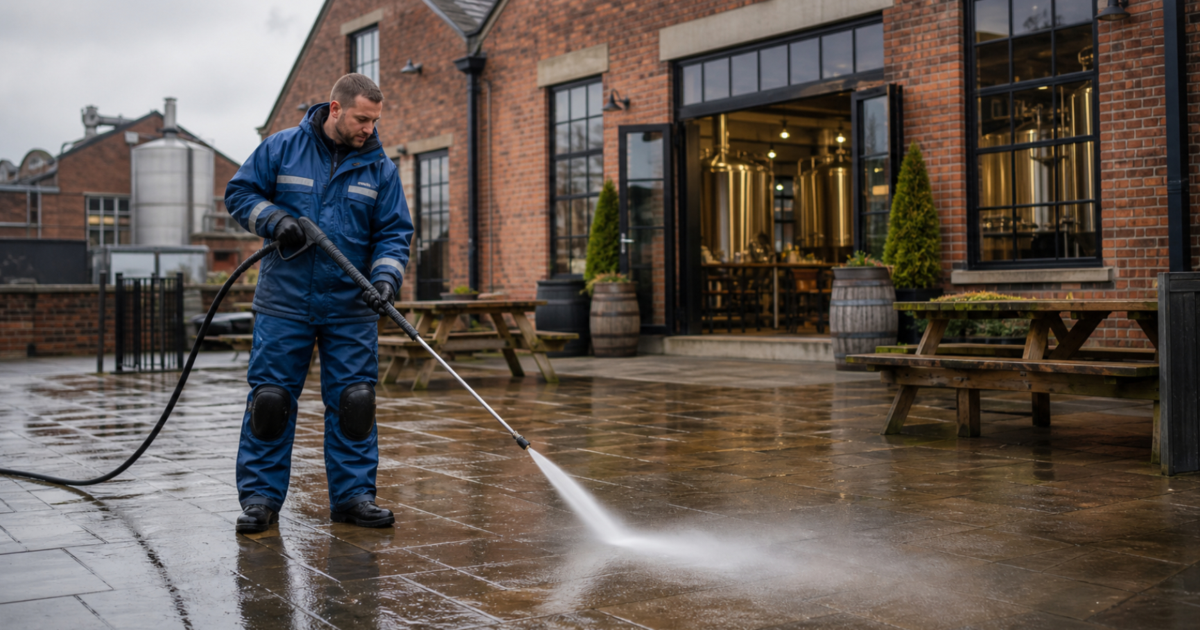 Brewery Jet Washing London