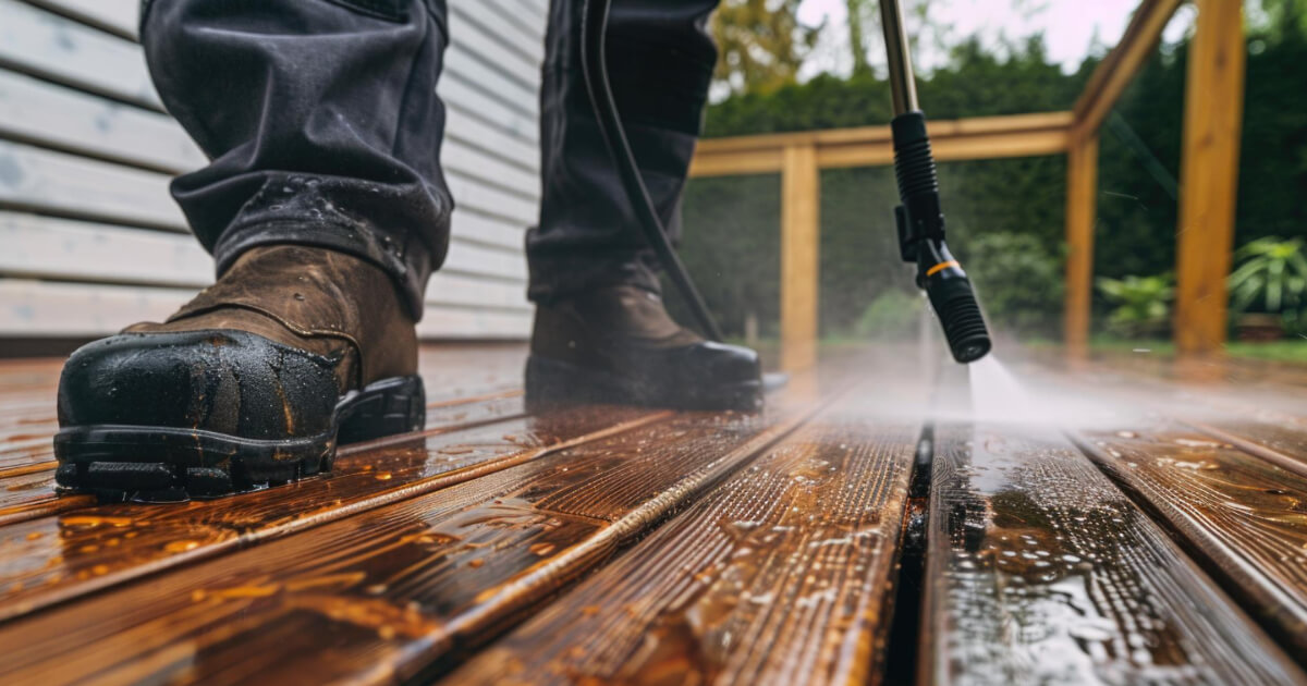 Decking Jet Washing London