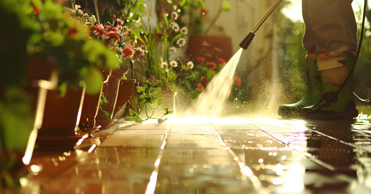 Garden Jet Washing London
