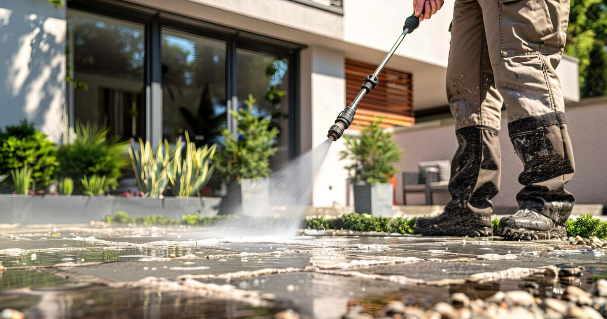 Patio Jet Washing London