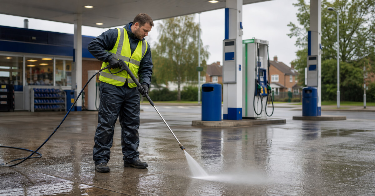 Petrol Stations Jet Washing London